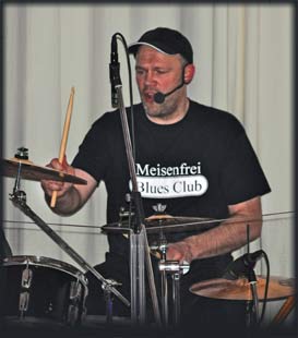 Jens Otten am Schlagzeug